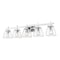 Z-Lite Lauren Vanity, 5-Light, 39 In.W x 6.5 In.L x 8.5 In.H, Chrome/Clear 819-5V-CH - alternate 3
